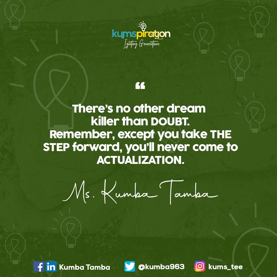 kumba963's tweet photo. Wishing you fulfillment this week.
Don't let doubt stop you. Go for it!
#mondayinspiration #actualization
#kumspiration #ignitinggenerations https://t.co/rnsrQOmkCi