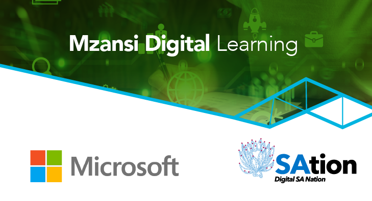 _sation's tweet photo. #Microsoft and #AfrikaTikkun have partnered with #SAtion to bring you #MzanziDigitalLearning to develop foundational and specialized IT skills that will enable you to achieve accelerated access to the digital economy.
More info here: https://t.co/QRjQXhgSP9 https://t.co/oPOa8cLMOS