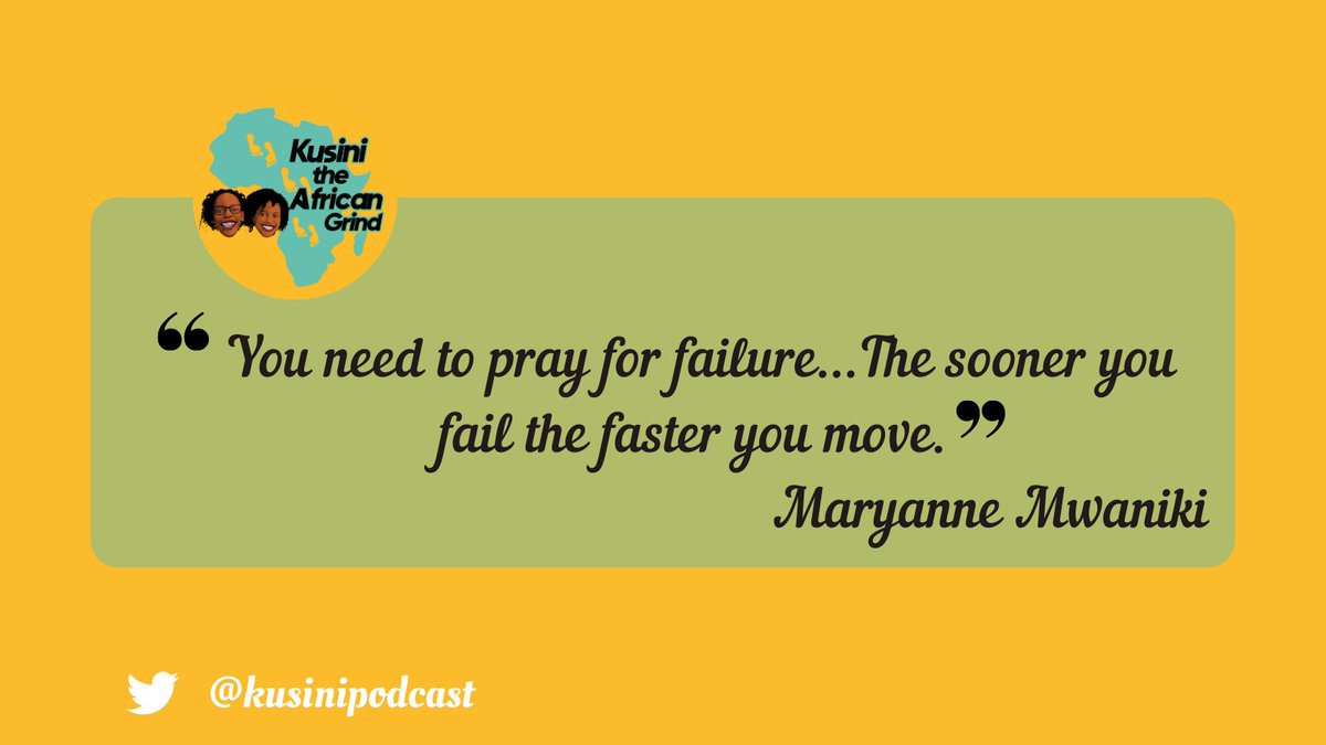 kusinipodcast's tweet photo. "We learn from failure, not from success." 
                                        Bram Stoker

Listen to our second episode as we delve deeper into discussing failure and how to use it as a learning opportunity.

#kusini #AfricanPodcast https://t.co/je4OdV0zZI