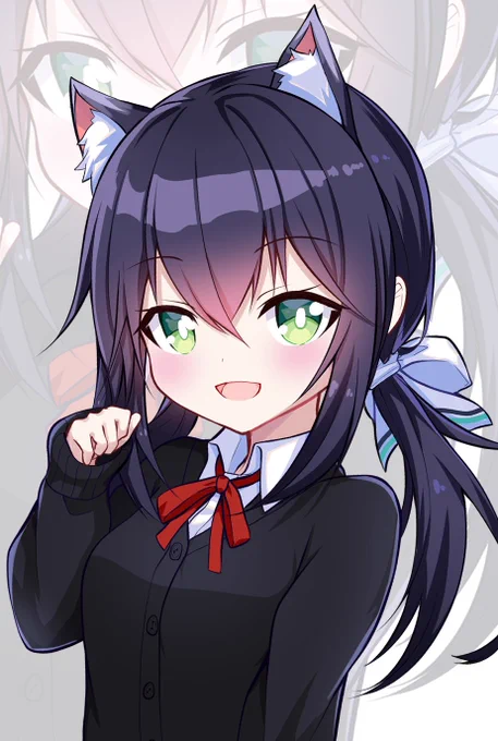 「にゃあっ」な高峰さん#オリジナル 
