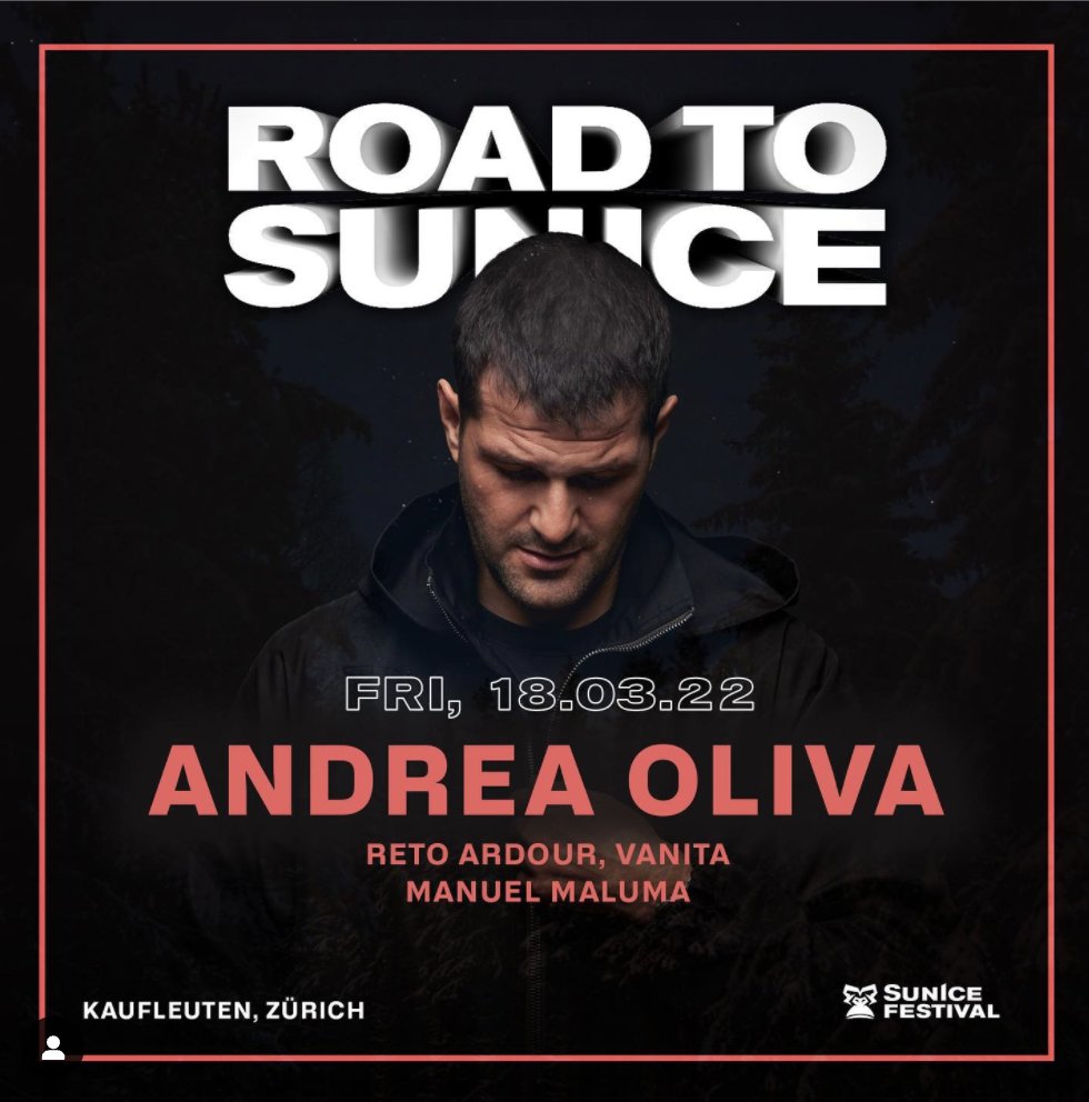 Our next party ist on the 18th of March in Zurich at the Kaufleuten Club with the gorgeous <a href="/AndreaOliva1/">Andrea Oliva</a>! 🔥

Rave by and experience, what SunIce lifestyle means!

#NFTCommmunity #party #techno #NFTs