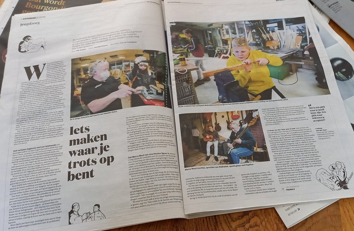 Goedemorgen! We zijn beduusd van de vele reacties op de reportage van <a href="/rikkuiper/">Rik Kuiper</a> over ons in <a href="/volkskrant/">de Volkskrant</a>. 
Het levert ook veel vragen op. We zullen deze in dit🧵kort beantwoorden:

1 elke jongere is welkom. Ongeacht achtergrond, diagnose enz. 
2 je hoeft geen supertalent te zijn