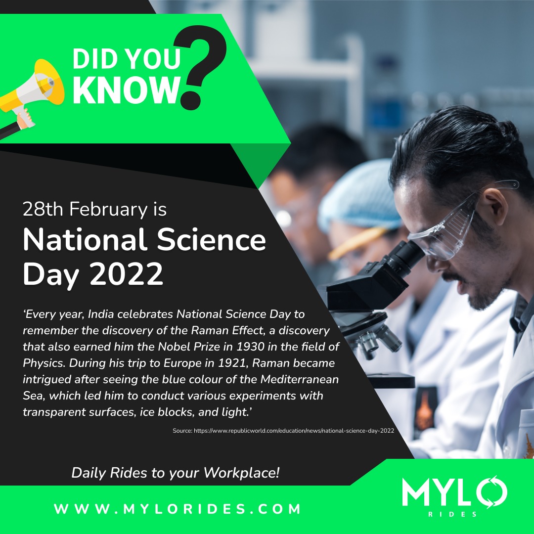 Feb 28th is National Science Day. Thank you to the Indian Scientists in devoloping the Nation. #SCIENTIST #ScienceDay #sharedmobility #GoGreen #India #mumbaicity #RamanEffect