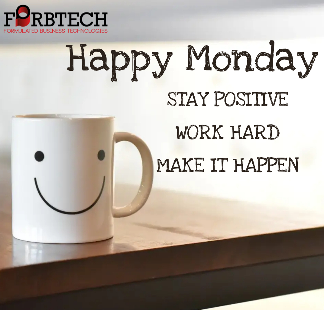 Forbtech_SA's tweet image. Happy Monday!

#Mondaymotivation
#Let'sdothis