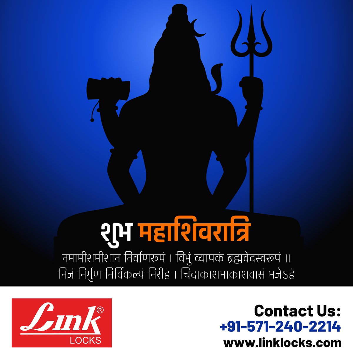 linklocksindia's tweet photo. Maha Shivratri Greetings from Link Locks
“Ye Sirf Apni Hi Chabi Se Khulte Hain” @BeingSalmanKhan
#Mahashivratri #LinkLocks https://t.co/u9uMTABq5r