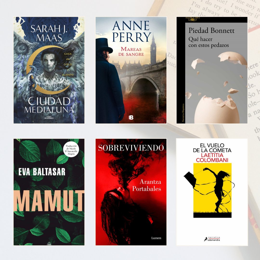 Lecturalia's tweet photo. ¿Listo para descubrir qué #NovedadesLiterarias nos trae la primera semana de marzo? 🆕

Nuevos libros de Javier Cercas, Daniel Silva, Bebi Fernández, Sarah J. Maas o Piedad Bonnett 📚

¡Que no se diga que no empieza bien el mes! 📅 https://t.co/kpQ2rMite8