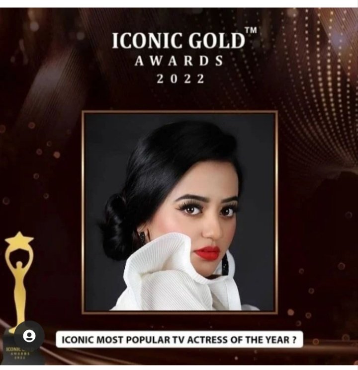 AnchalAnchal20's tweet photo. I nominate #HellyShah To win the iconic most popular tv actress of the year 2022 #iconcgoldaward2022 #iconicmostpopular #iconicmostpopularactressoftheyear2022#iconicwomanawards @IconicGoldAward #iconicgoldawards2022 https://t.co/wPXuiEqH1l