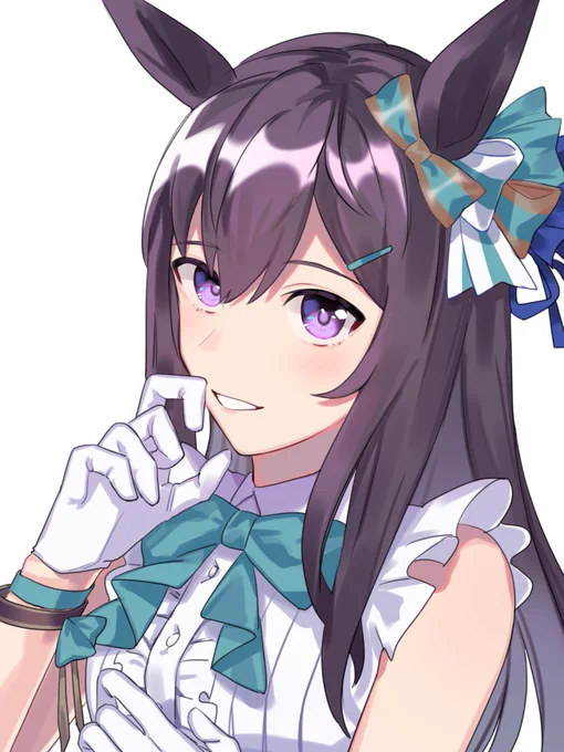 #ウマ娘 #メジロドーベル
「なんか照れるな」 