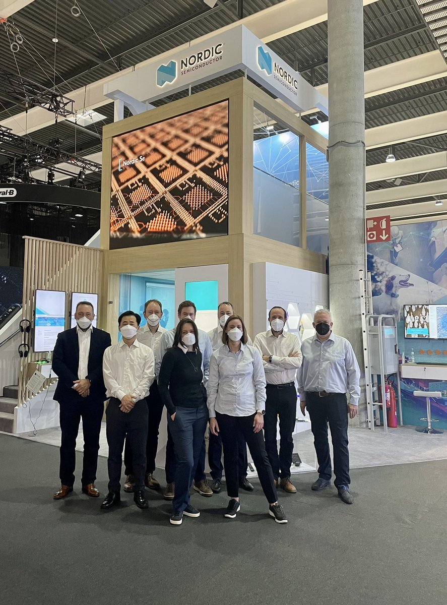 NordicTweets's tweet photo. First day of #MWC2022 is finally here! We are so excited to show what we have been cooking up the past three years! Visit booth 5F41 Hall 5 to talk #cellularIoT and #Bluetooth. https://t.co/i7fo4yIjLF