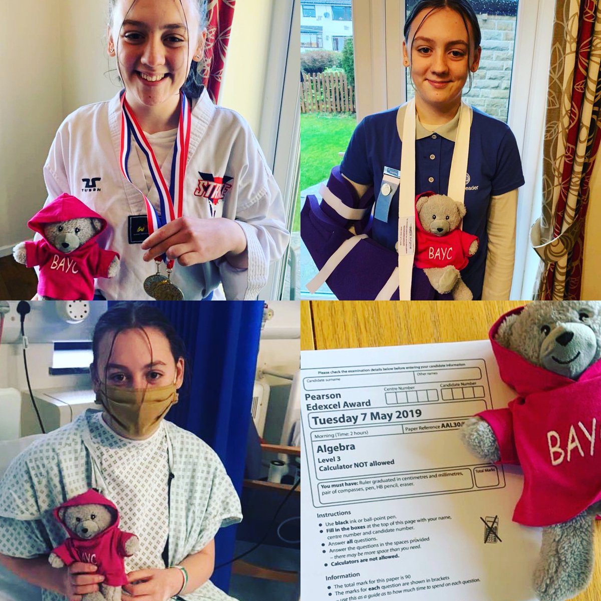 Blimey our Advanced Choir bear has been on some adventures over half term! We hope our lovely singer is on the mend.