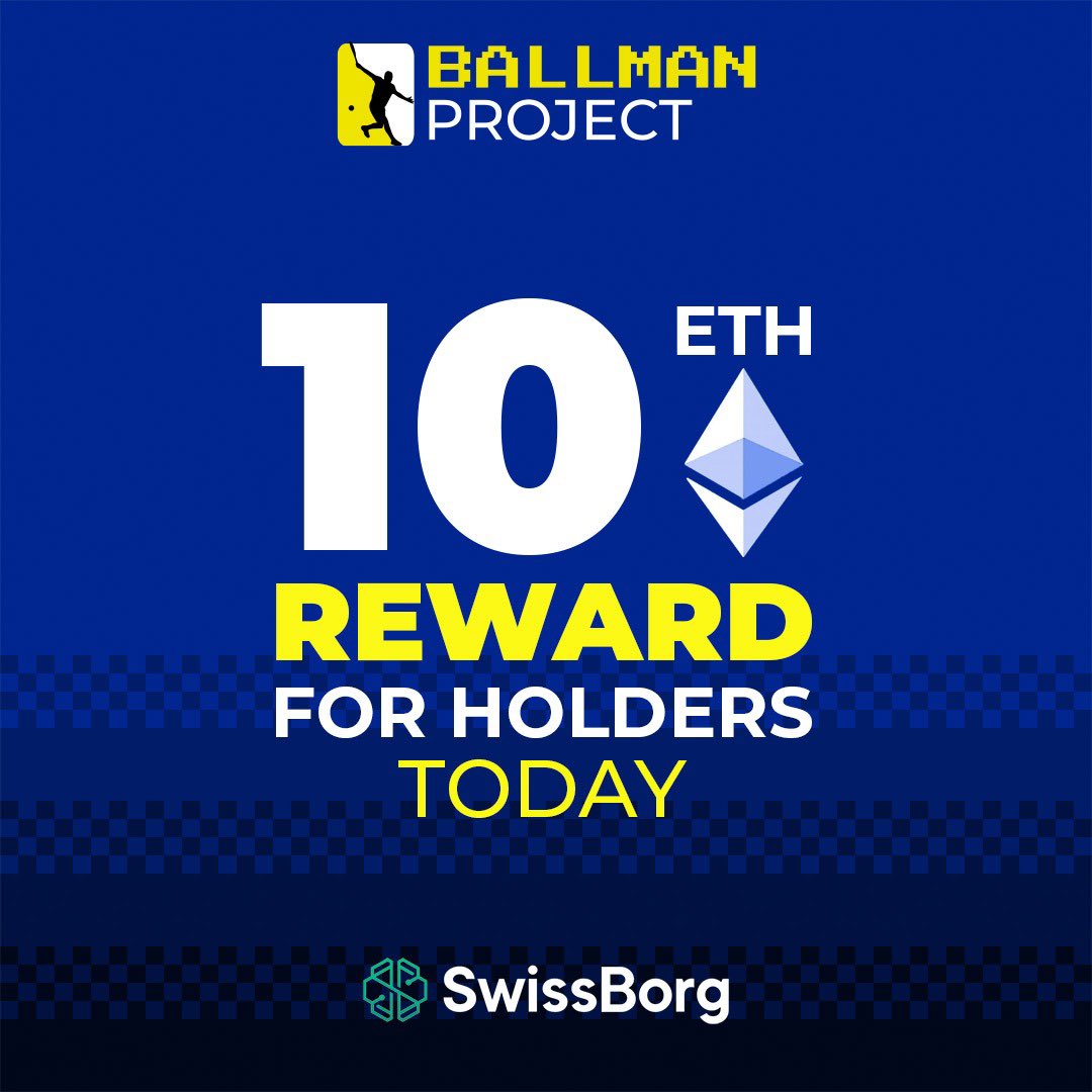Today 10 eth ramdomly for holders 🎾🔥💸
Let’s go 🚀✅
<a href="/stanwawrinka/">Stanislas Wawrinka</a> 
<a href="/swissborg/">SwissBorg</a>