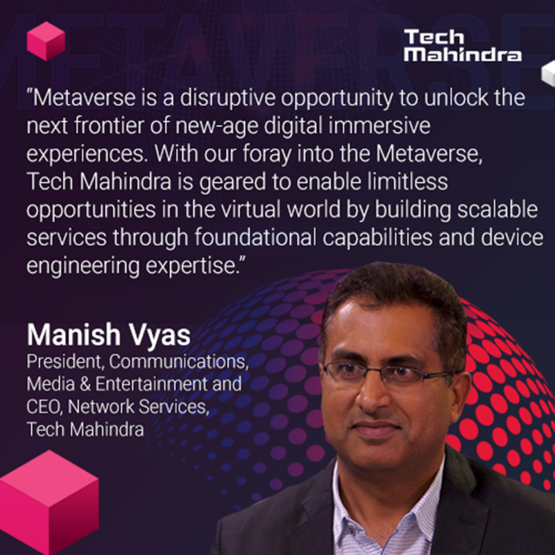 tech_mahindra's tweet photo. Read what our leaders @C_P_Gurnani &amp; @iManishVyas have to say as we gear up to harness the power of Metaverse through #TechMVerse to bring imagination to life and offer futuristic experiences NOW.

Know More: https://t.co/vdaXihmfxS

#TechMAtMWC #MWC2022 #Metaverse