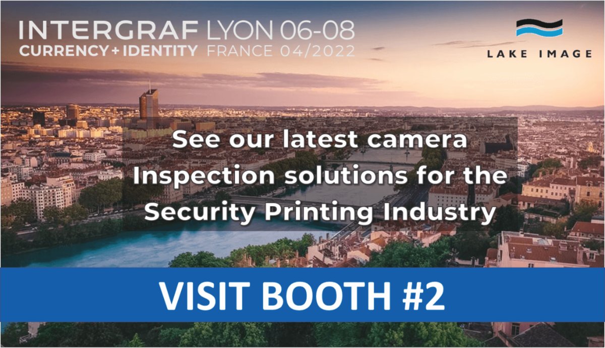 LakeImage's tweet image. See you at Integraf Currency+Identity in Lyon, 6-8th April 2022

#Printing #packagingandlabeling @Intergraf #securityprinters #barcodes #digitalprinting #labels #serialisation #printing #IDcards #TrackandTrace #barcoding #packagingandlabeling #inkjet