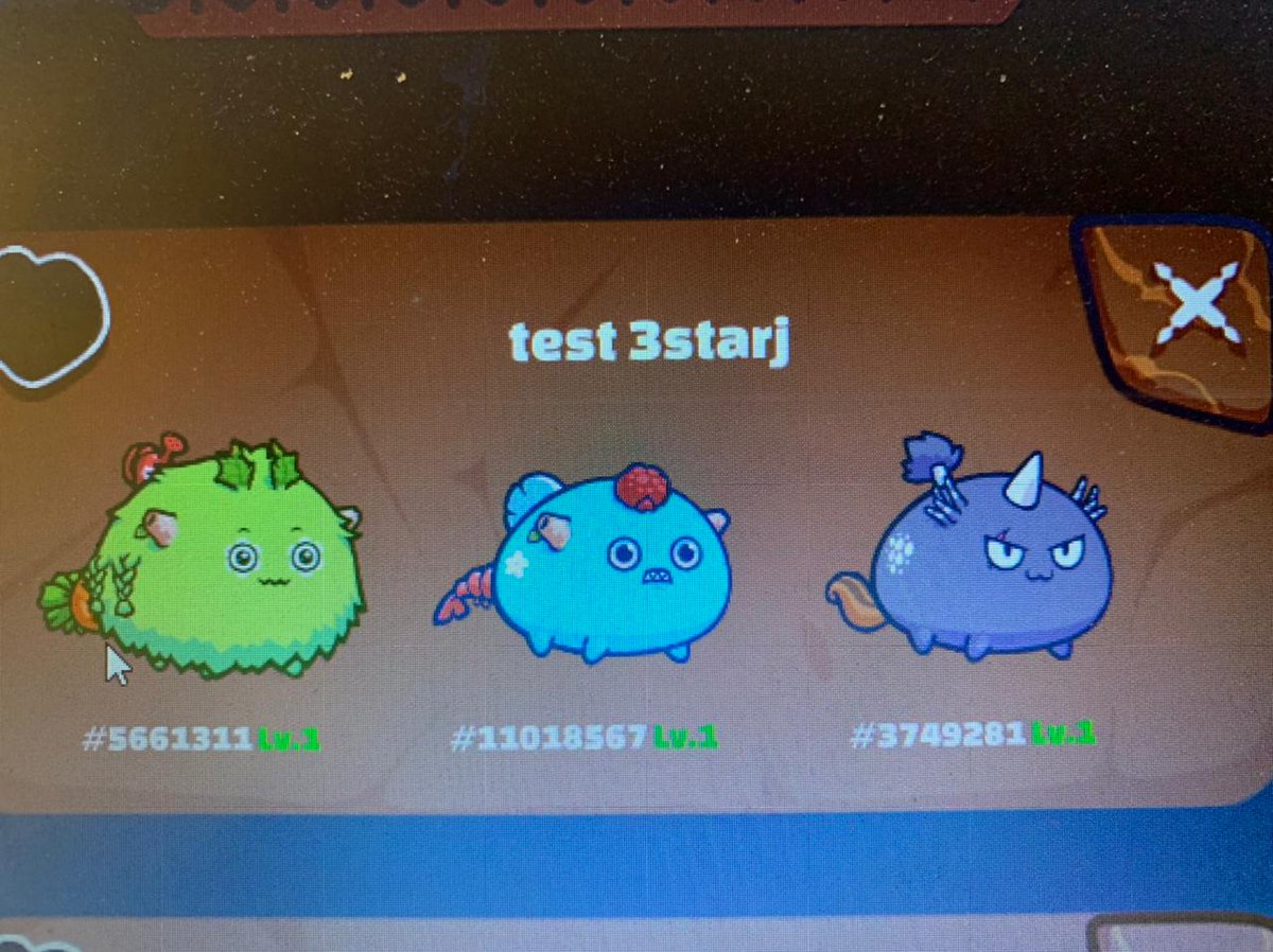 unique_axies's tweet photo. Looking for 2 experienced Axie Scholars to play these teams below and must be able to maintain MMR of 1200 and above. To qualify
✅follow our page
✅like and retweet this post 
✅tag 2 friends
✅tell us which is your fave team and why

#axie #Axielnfinity #AXSChat #PlayToEarn https://t.co/aaBs84BxvA