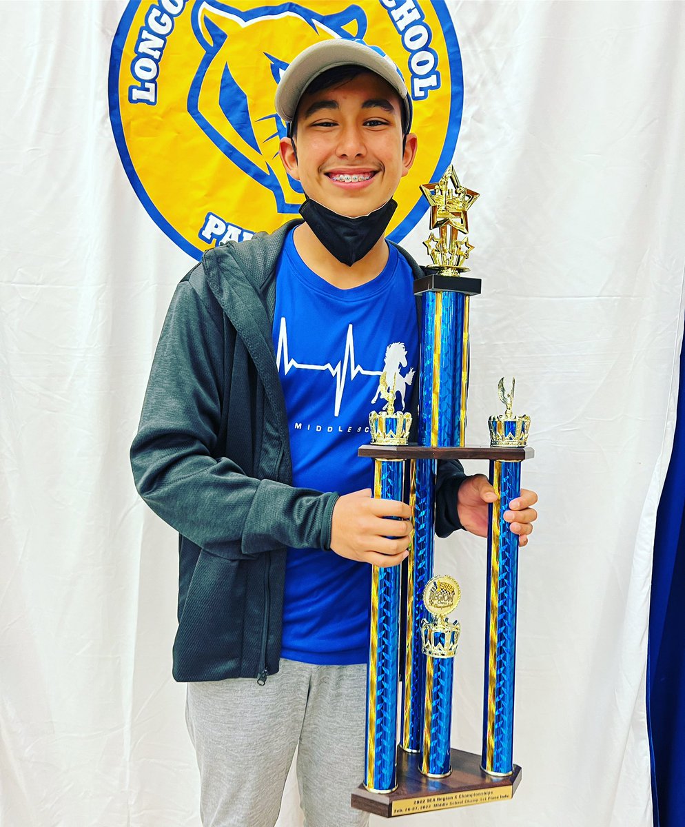 RoseyGuerra's tweet photo. So proud of our son, Gael! First place at the 2022 Region X Secondary Championship Chess Tournament! Way to represent @stallions045 &amp; @McAllenISD! https://t.co/6Dp5uxwuZD