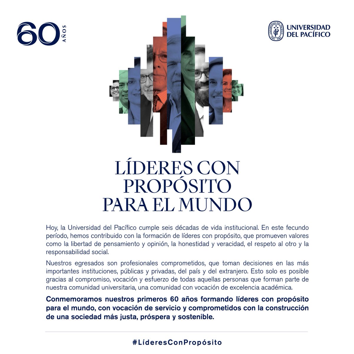 UdelPacifico's tweet photo. #UP60años #SomosUP #LíderesConPropósito  
¡Felices 60 años a toda la comunidad UP! https://t.co/NcZqOCB94x