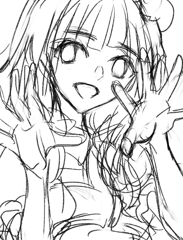#今月描いた絵を晒そう
楽しい 