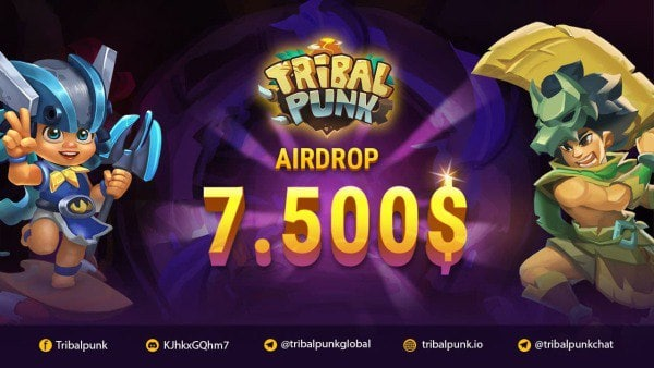 CryptoTownEU's tweet photo. 🚀 Airdrop: Tribalpunk
💰 Value: $8 $ANTA
👥 Referral: +4 entries for invite 3 friends who also complete the task
📅 End Date: 6th March, 2022
🏦 Distribution Date: 7 days after TGE

Go to the Airdrop page
https://t.co/i8cU1x8cDO

#Airdrop #Airdrops #Crypto https://t.co/i77x189vXa