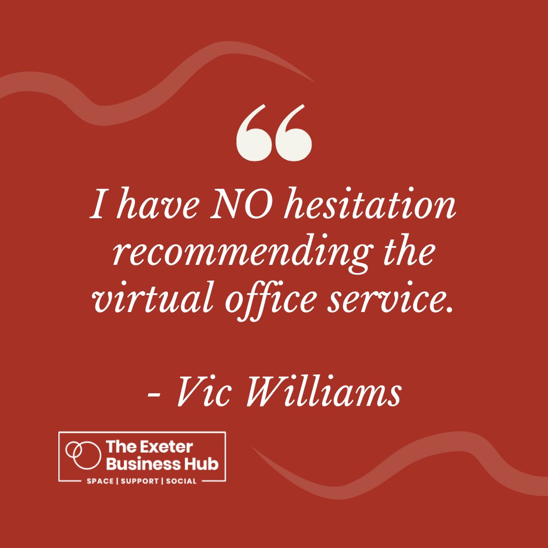 ExeterHub's tweet photo. ⭐⭐⭐⭐⭐

Thanks for the recommendation, Vic, at The Audacious Training Company!

The Exeter Business Hub virtual office gives you all the benefits of a city centre business address from just £15 pm 💻 https://t.co/Xw77M8feSB

#Exeter #VirtualOffice #ExeterOffice #OfficeSpace https://t.co/uOey2iCOpl