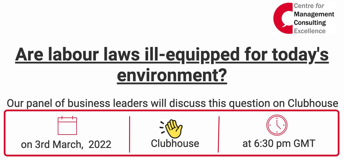 davidtrafford's tweet photo. I'll be hosting the #NextGen discussion on the post-pandemic #worldofwork.
If you're new to #Clubhouse download the app and search #CMCE. It’s easy, there’s no registration and the conversation is open to everyone.
Join me this Thursday (3 March) at 6.30pm GMT.
#Management https://t.co/YwaLpjqth9