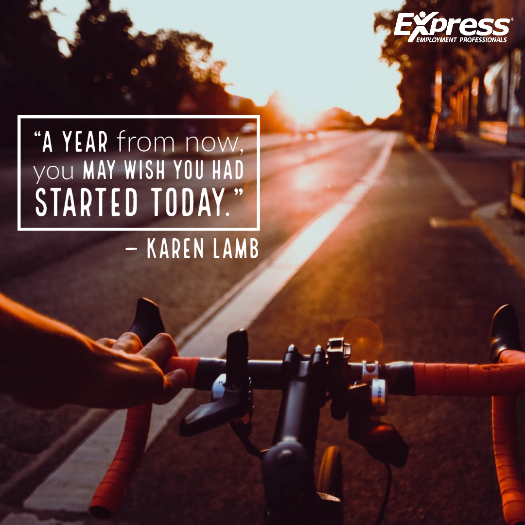 ExpressProsMK's tweet photo. Don't give your future self anything to regret. Get going today on your dreams for tomorrow.

#ExpressPros #MotivationMonday https://t.co/DOIFhjcft5