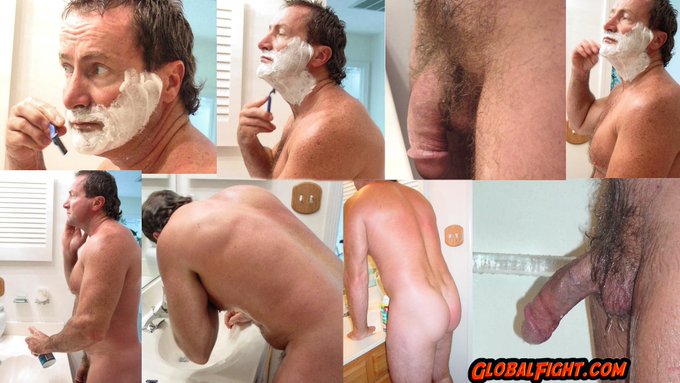 Nude Shaving Muscledad from https://t.co/oAwhABJ0gw  view his only fans for daily jackoff of him  --