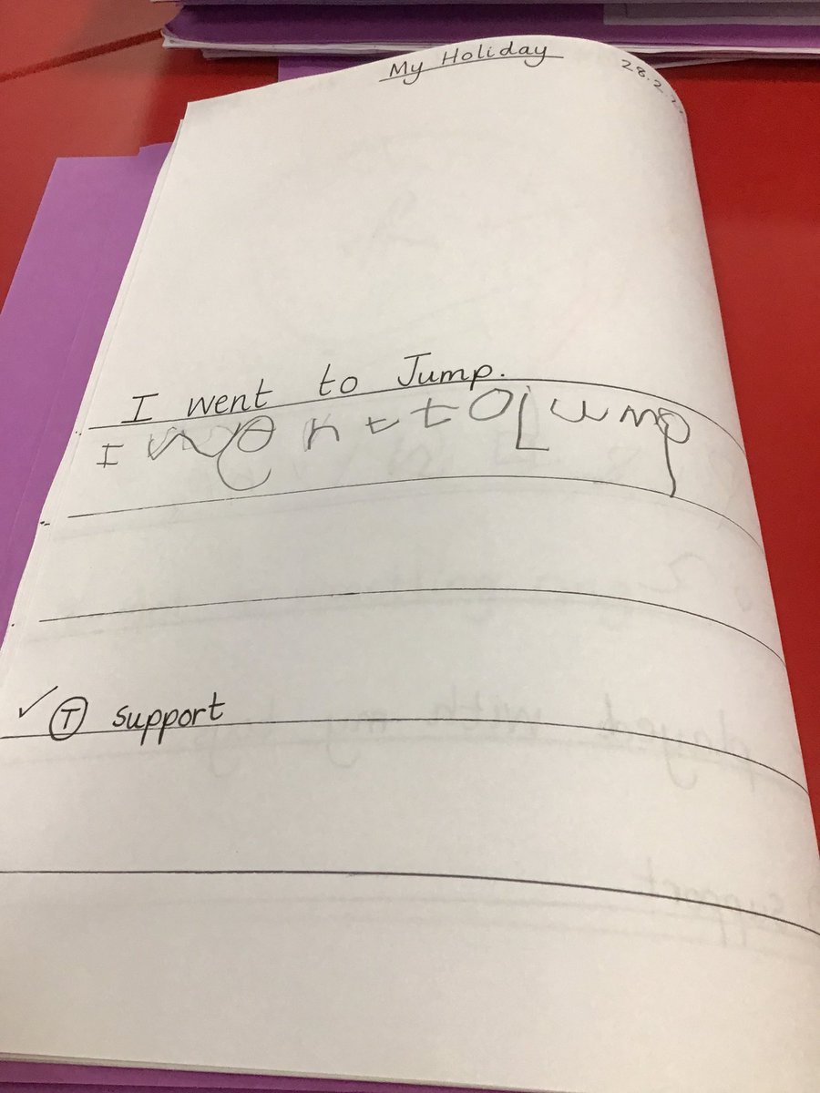 theellisF2's tweet photo. We have been writing about what we did in the holidays. #writingstars https://t.co/ueMmjC1ANh