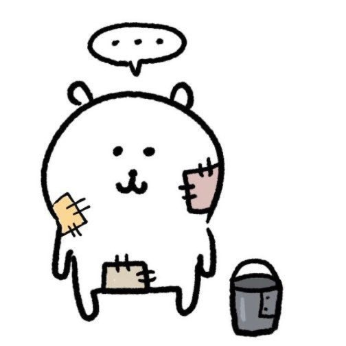 이 짤.. 예에에전에 농담곰 고독방에서 누가 그려달라구 하셔서 팬아트 개념으로 그렸던건데 누더기 더해지고(😂) 짤로 쓰이고 있어서 화들짝 놀란 