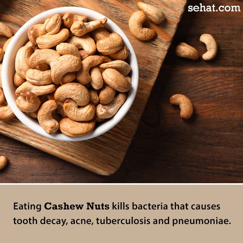 SehatOfficial's tweet photo. #Cashews are low in sugar and rich in fiber, #Heart -#healthy fats, and plant #protein https://t.co/r78F0K6EY6