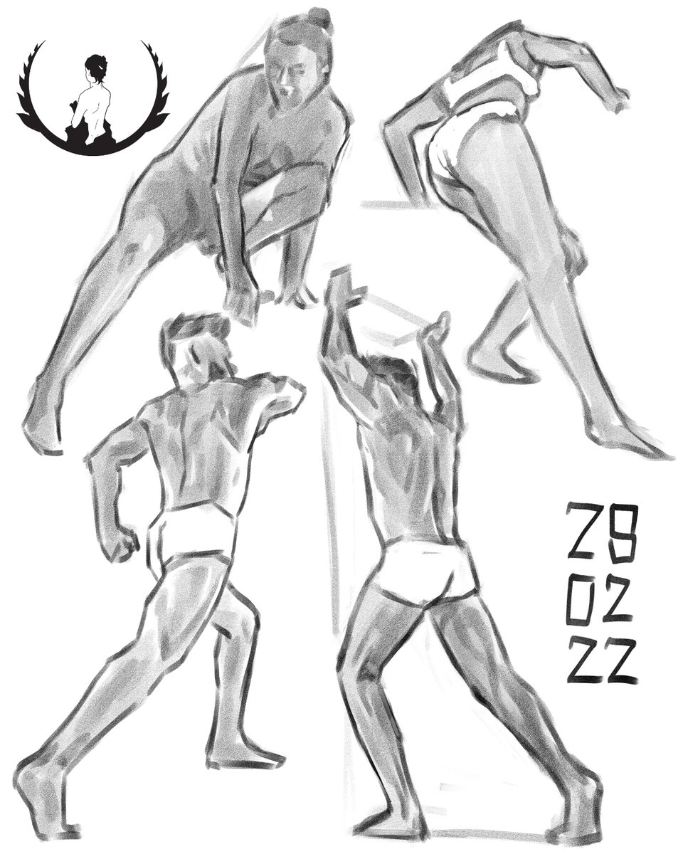 LeneSaethre's tweet photo. Daily Warmup 280222

#anatomy #sketch #drawing #practice #quicksketch https://t.co/SOQzf1LuHz