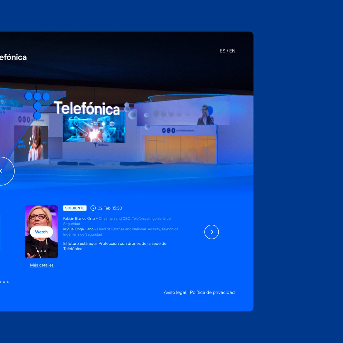 spatialuser's tweet image. 💙Release project 🚀 un nuevo reto junto a los cracks de Virtual Voyagers donde diseñe la #UI/#UX para el ecosistema de productos digitales de #Telefónica, una experiencia para el #MWC22 con una web3D multiusuario. 🔵 Go!!! Les contaré el proceso creativo poco a poco.
