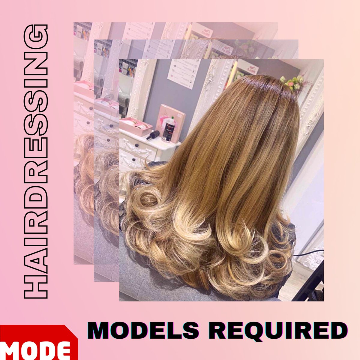 modetraining's tweet photo. 💇‍♀️ HAIRDRESSING MODELS REQUIRED 💇‍♀️ 

Monday to Wednesday 🗓 
9.30am to 11am and 1pm to 3pm ⏰ 

To book an appointment or for more details, please contact us on 0151 709 4640 or DM us with your name and number for a call back 📲 https://t.co/1lWgnbIvPs