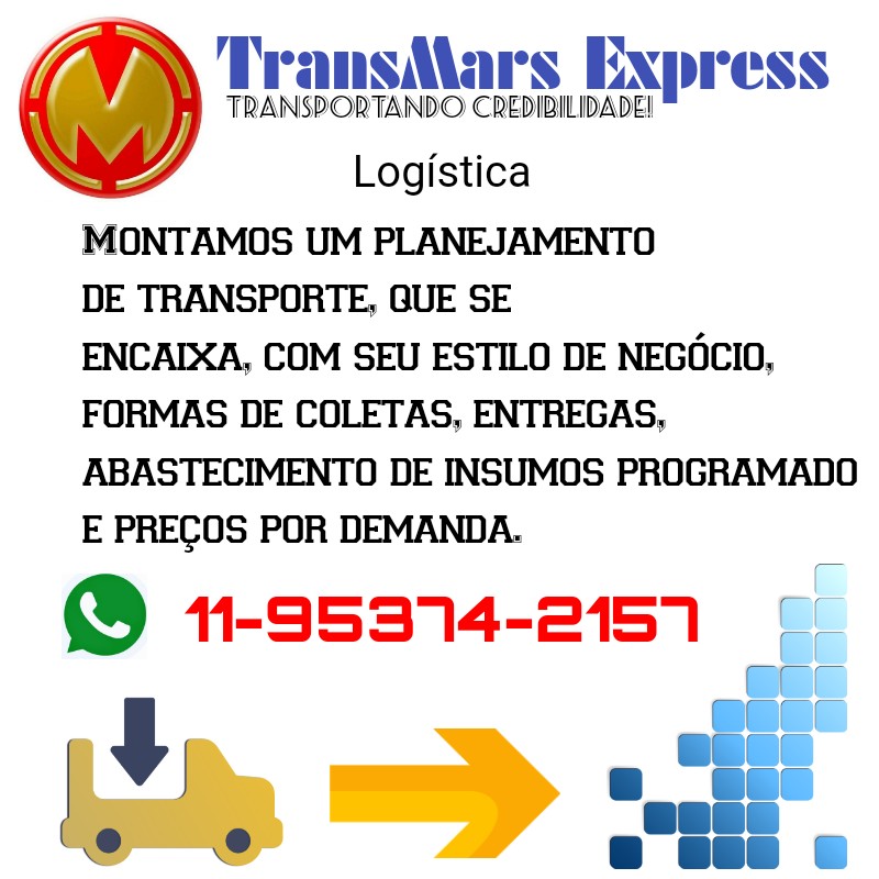 TransMarsExpres's tweet image. Faça um orçamento sem compromisso e conheça as vantagens de utilizar os serviços da TM Express.😉