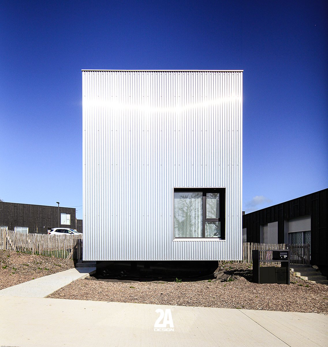 Design2a's tweet photo. Eeportage photo de notre opération sur la commune de Thorigné Fouillard (35) Zac de la Vigne.
11 maisons individuelles, réalisées dans le cadre de la procédure Maison + Jardin initiée par @rennesmetropole
 https://t.co/oLnxBuPp6U  
#horssite #architecturelovers #containerdesign https://t.co/G8mBPisZPB