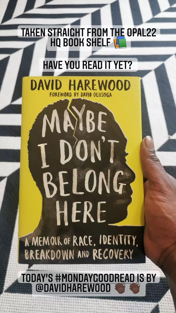 opal22ArtsandEd's tweet photo. Today's #MONDAYGOODREAD comes courtesy of @DavidHarewood. Highly recommended 👏🏿👏🏿 https://t.co/ORQaN8b1n6
