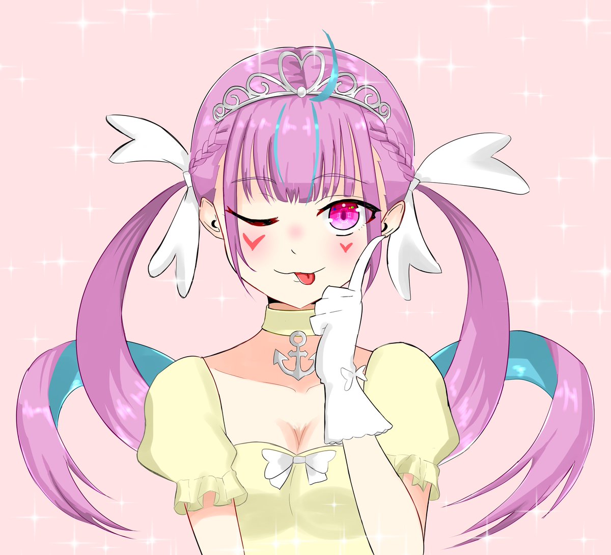 CookieYomenai's tweet photo. Aqua hime 💙💙#あくあーと https://t.co/M980U2lj2v
