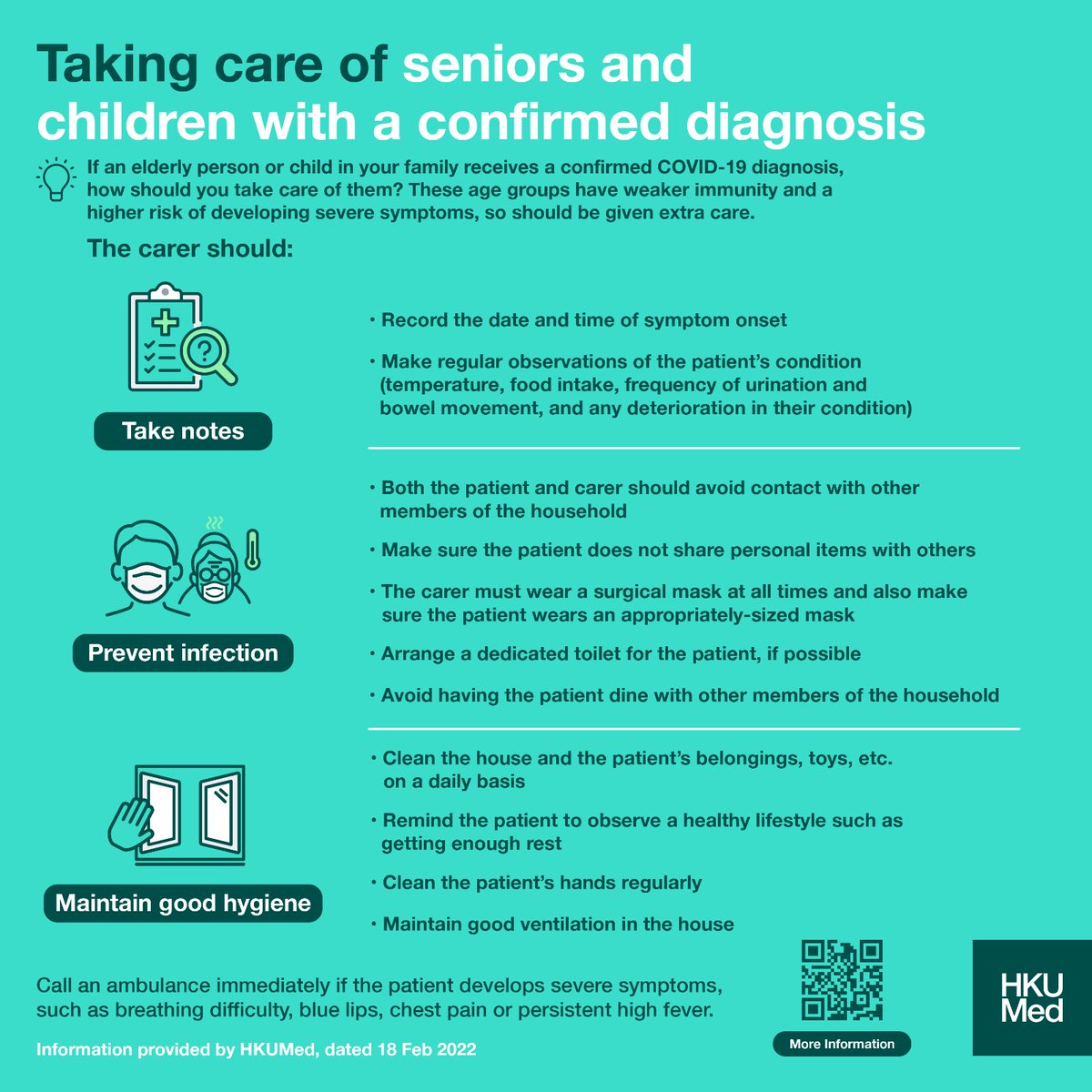 hkumed's tweet photo. Here are some tips for caring for elderly family members and children with #COVID19 in Hong Kong.

For more: https://t.co/SJ8X6bb80U https://t.co/BVEIKcboJL