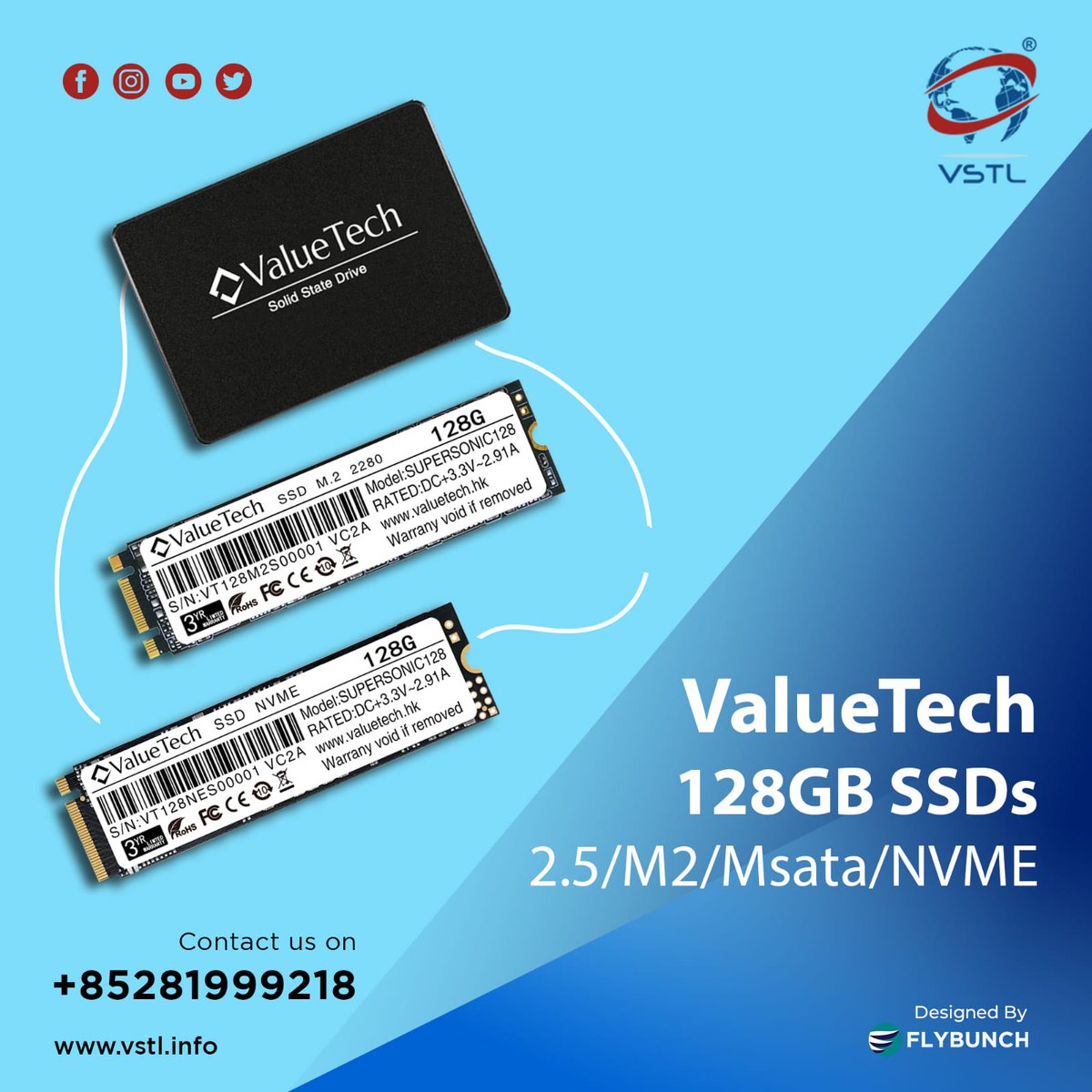 ValueSmartTrad1's tweet image. Get your hands on our durable, lightweight  ValueTech 128GB SSDs……
2.5 / M2 / Msata / NVME!! Book Yours Now..!.
.
Shipping Door To Door is available
.
.
 #SSD #ValueTech   #vstl_hk   #128GBSSD #ssdforsale #bulkssd  #nvmessd #bulkssd #laptopssd #m1sata