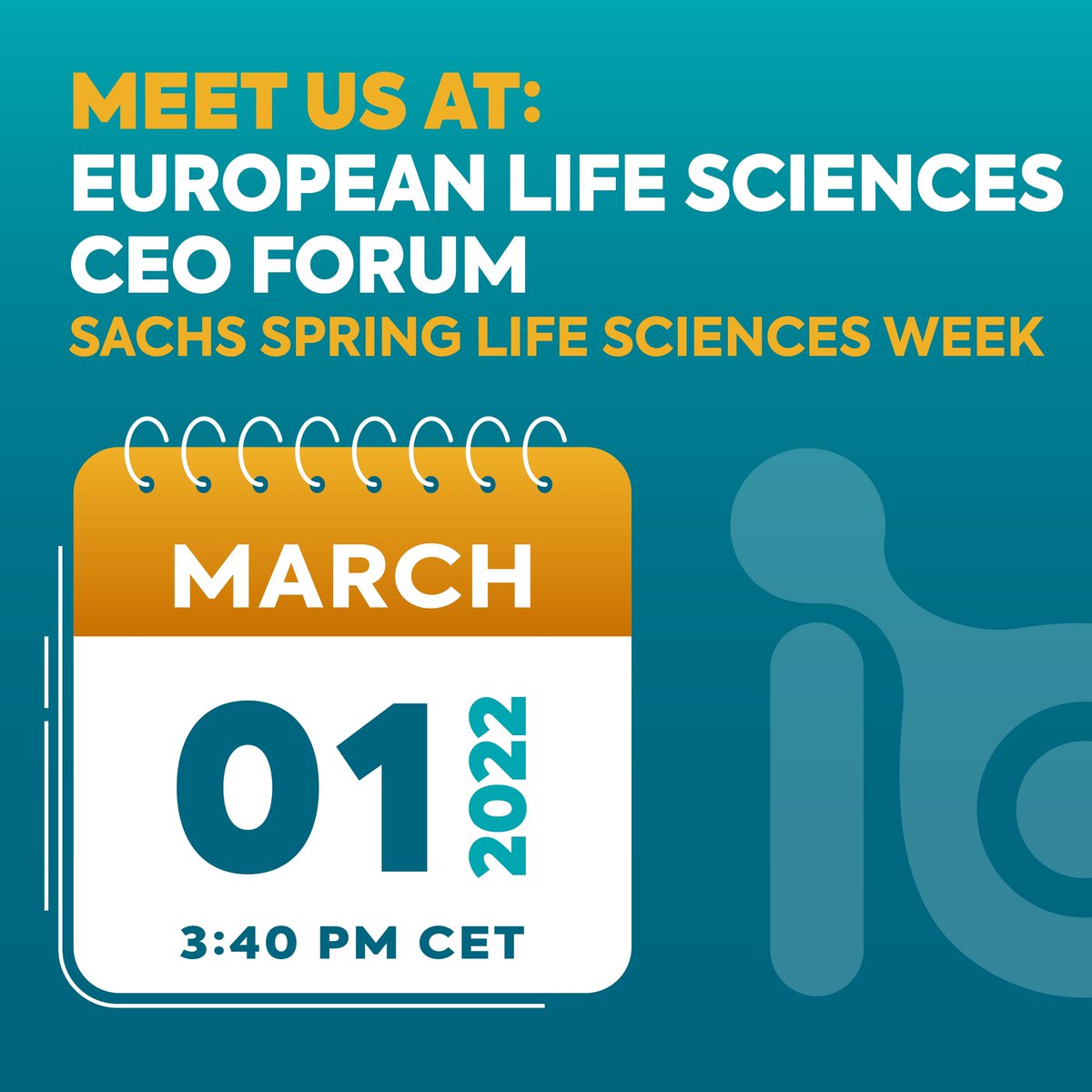 Join us tomorrow at Sachs European Life Sciences CEO Forum if you want to learn about our approach towards individualized cancer treatment! Do not miss our Spotlight Showcase tomorrow Tuesday, March 1st at 3:40 pm CET. #Sachs_ELSF #lifesciences