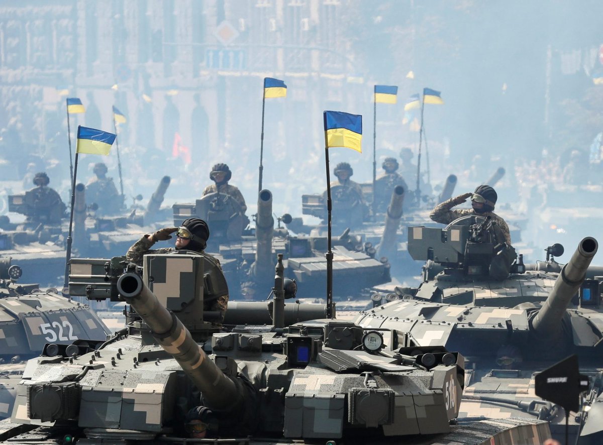 palestineupdats's tweet photo. BREAKING: #Ukraine’s Defense Ministry has just released new figures on #Russia’s losses.

➡️ 5300 soldiers killed 
➡️ 29 planes shot down
➡️ 29 helicopters shot down 
➡️ 151 tanks destroyed https://t.co/7QupihWxWa