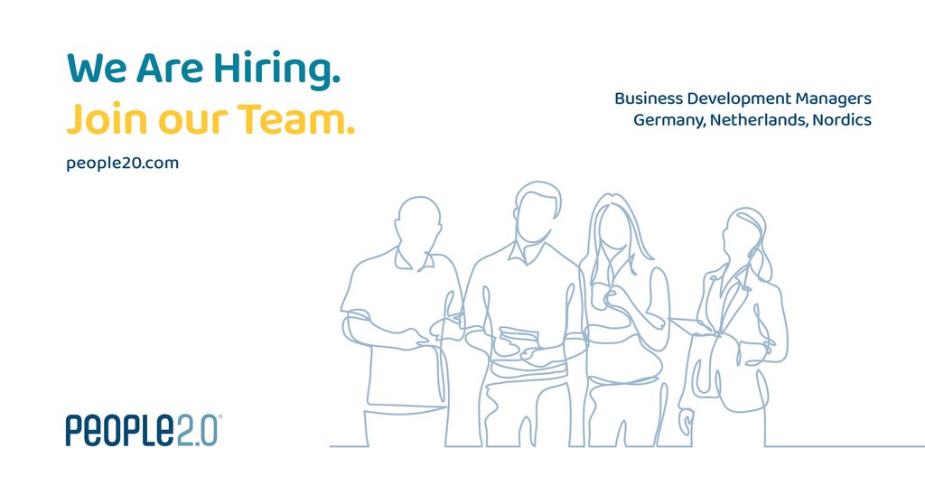 People2.0 groeit en we hebben fantastische kansen beschikbaar. We zijn op zoek naar Sales Managers en Business Development Managers in EMEA.

Neem voor meer informatie contact op met van.kotedia@people20.com of neem een kijkje op onze carrièrepagina: lnkd.in/g7F5xsCa