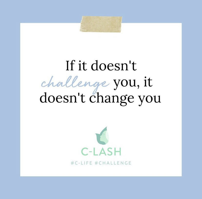 "If it doesn't challenge you, it doesn't change you"

Monday Motivation!