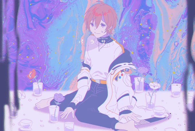気付いて 
   気付いて
気付いて
   気付いて
 🌫️"夢を見せてよ"🥀
#天月イラスト部 