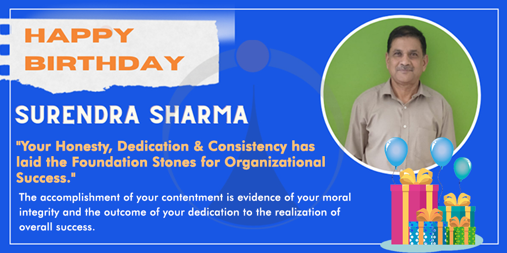 Opal_Infotech's tweet photo. "Your Honesty, Dedication &amp; Consistency has laid the Foundation Stones for Organizational Success."

Opal Infotech wishes a Very Happy Birthday to Surendra Sharma.

#OpalInfotech #HappyBirthday #LifeAtOpal #BirthdayCelebration #BirthdayWishes #Birthday https://t.co/KjqV7indPE