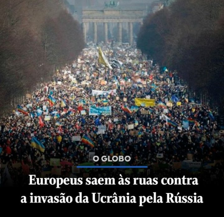 janesilvaminas's tweet photo. Europa esta contra o massacre russo na Ucrânia. Putin esta perdendo tudo. Nem russos o suportam mais. @ZelenskyyUa Brazil love Ukraine forever! #KievUkraine #UkraineUnderAttack #PrayUkraine https://t.co/GfWVWIQOUr