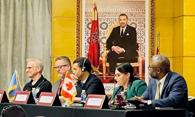 CanEmbMorocco's tweet photo. Canada participates in opening of #Aircop training delivered by #USCBP in Casablanca on Open Source Intelligence in the Targeting Process. Canada 🇨🇦 is committed to working with Morocco 🇲🇦 through joint collaborations to enhance the capacity of border security.
#CanBorder
#RCMP https://t.co/5cyl744r7a