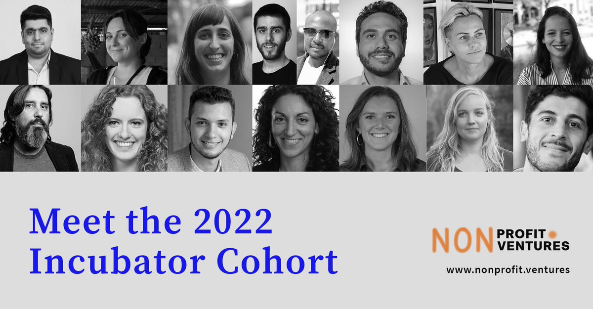 PostGrowthEnt's tweet image. Meet the Post Growth Entrepreneurship 2022 Incubator Cohort! After 8 weeks of preparation, 14 founders will present their non-extractive social startups during our Demo Day tomorrow.
You can sign up at: ​​nonprofit.ventures/demo-day/ (tickets are free)