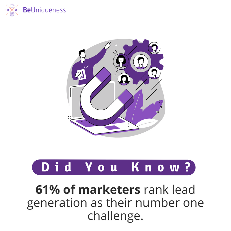 BeuniquenessLtd's tweet photo. Lead generation isnβt as easy as it once was. π
According to a report from Hubspot, 61% of marketers consider generating traffic and leads to be their biggest challenge. π
βΉοΈ: Hubspot
#BeUniqueness #SEO #LeadGeneration #ContentCreation #DigitalMarketing https://t.co/FUY48KNf0Z