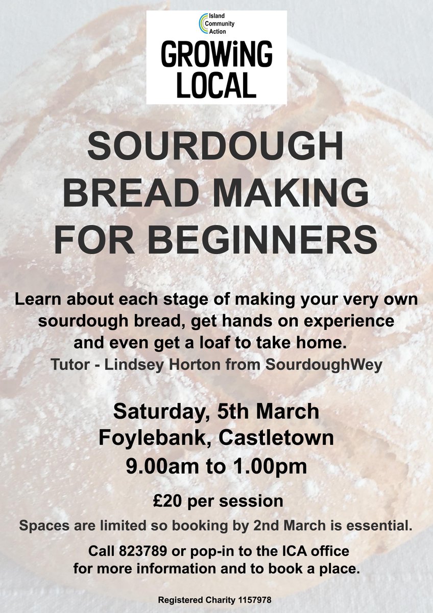 ICA_PortlandUK's tweet image. Live on Portland?  Interested in learning to make #sourdough bread?

Why not join our class at the weekend - call 01305 823789 for more info and to book a place.