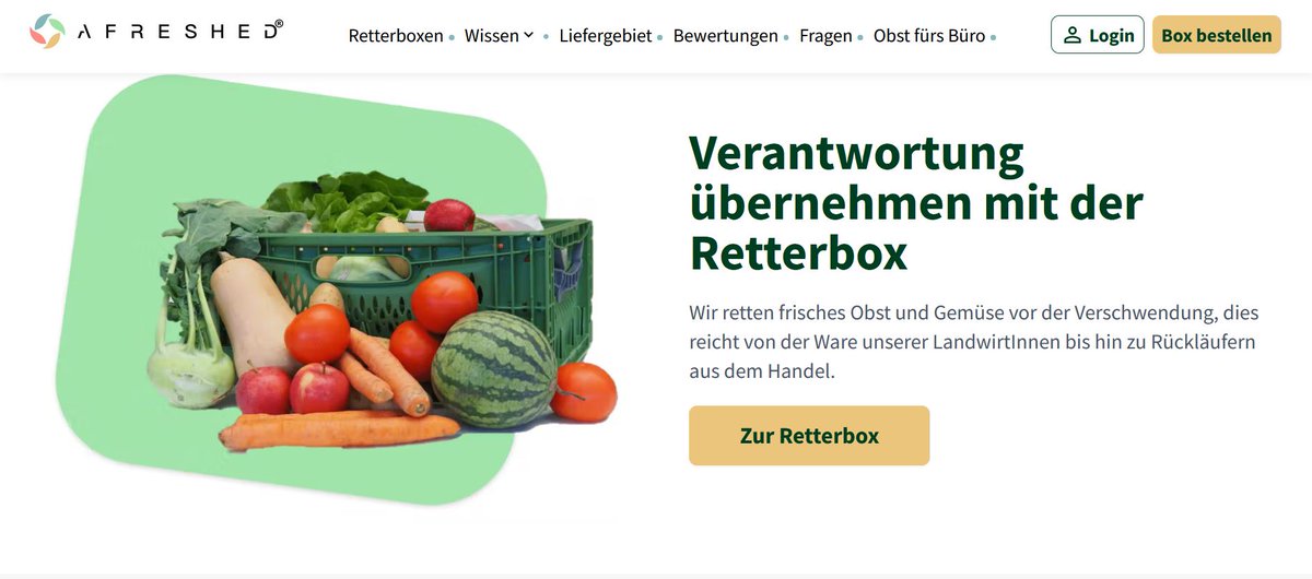 Neu in unseren News: #Afreshed - Das gerettete Bio-Obst- &amp; Gemüse Kisterl bundesland.bz/news/afreshed-… #gründer #startups #lebensmittelverschwendung